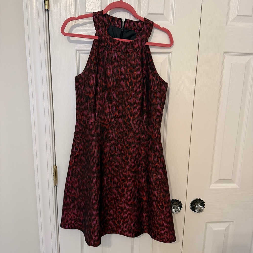 Calvin Klein Red and Black Mini Dress